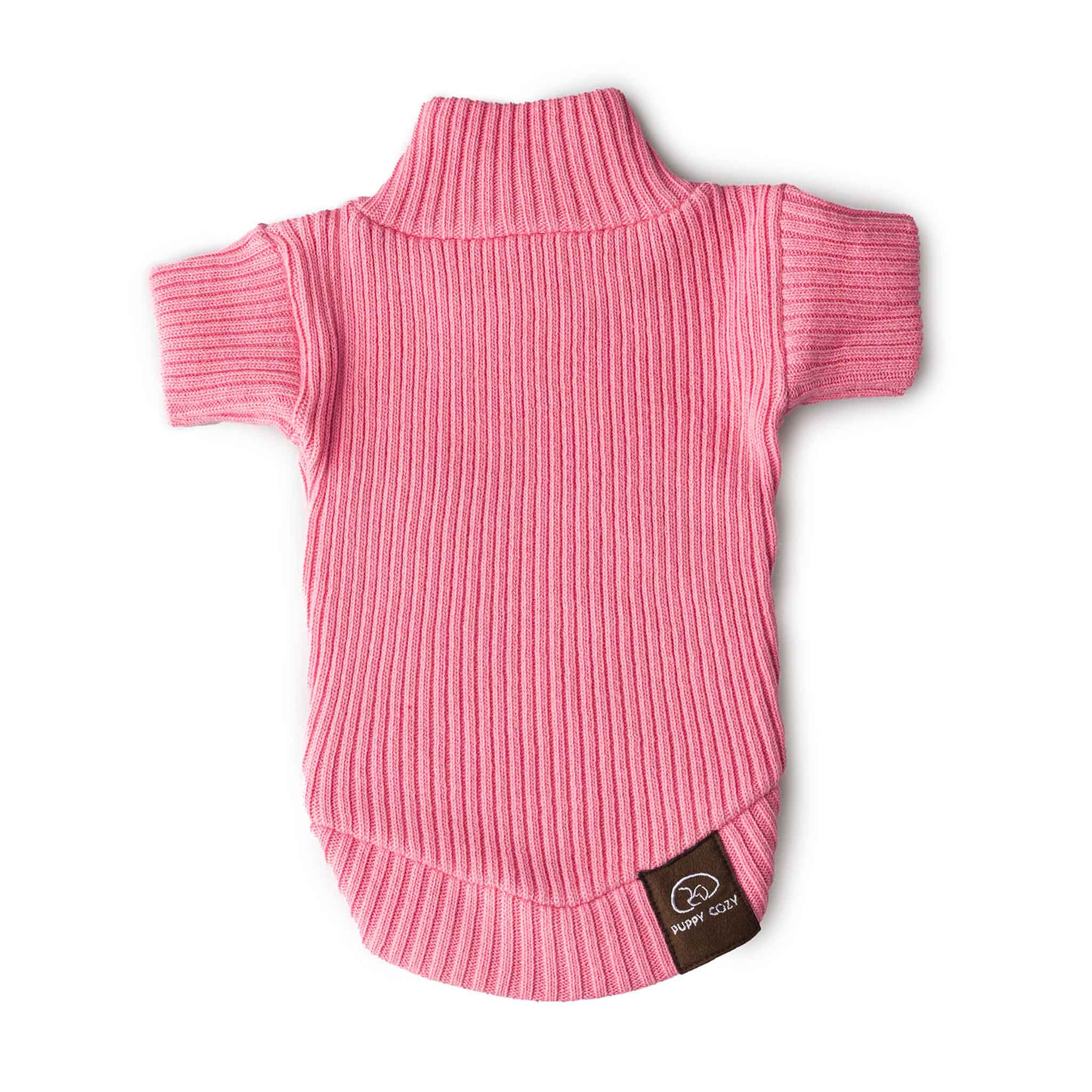 Pink dog sweater