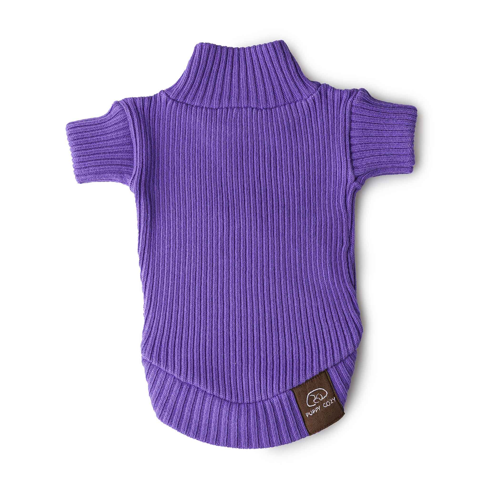 Purple dog sweater