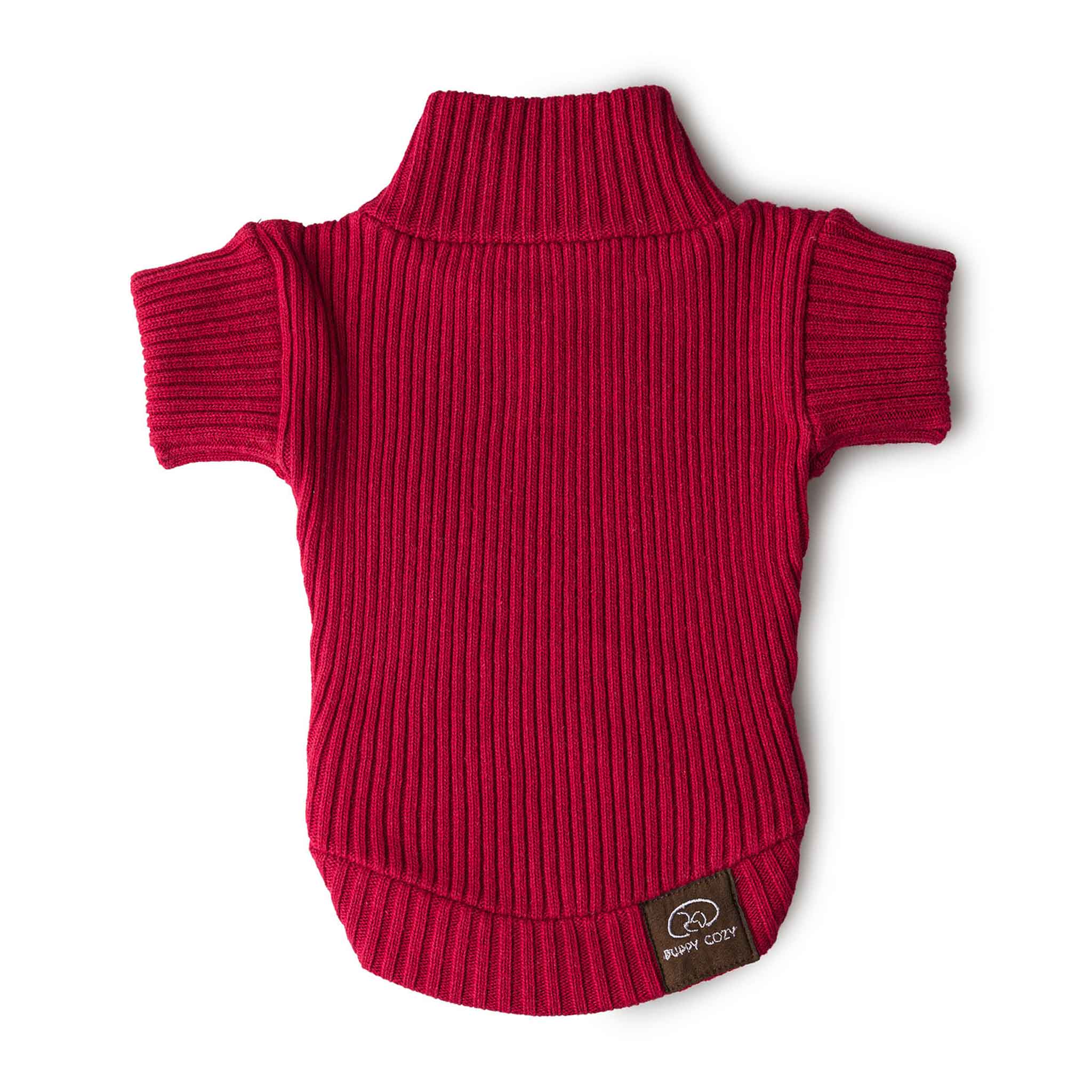 Red dog sweater