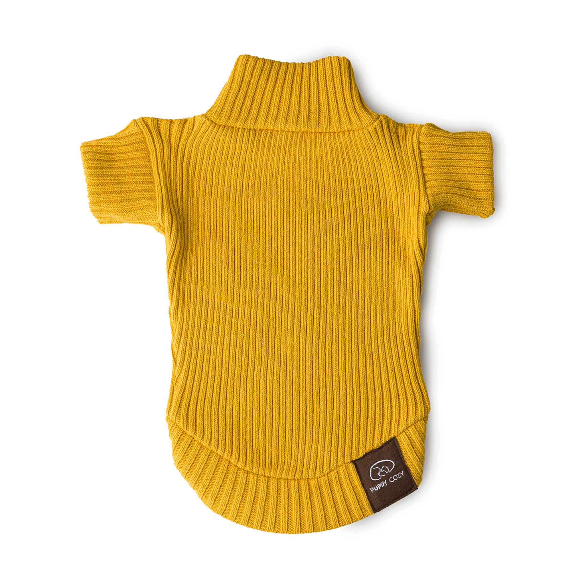 Yellow dog sweater
